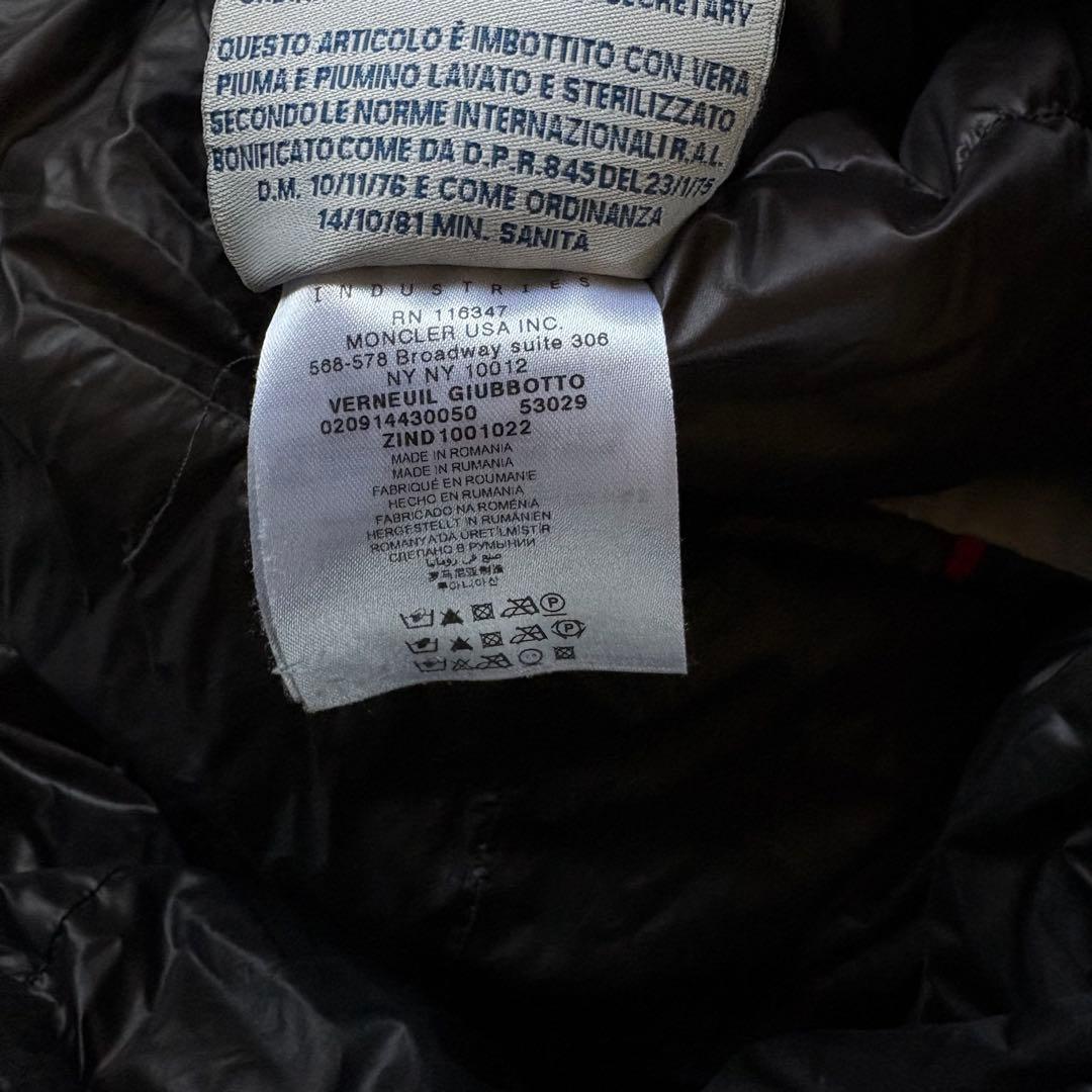 【廃盤品‼️】希少！Moncler モンクレール　アノラック　ダウン　黒　 L 3