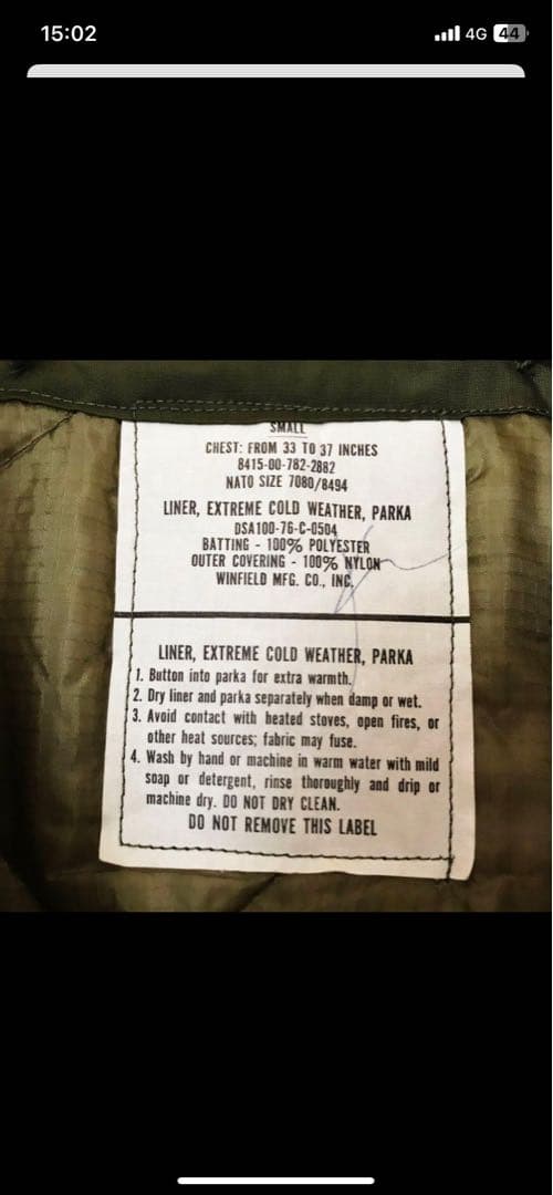 美品70sヴィンテージM65モッズコートミリタリージャケット メンズS USA製