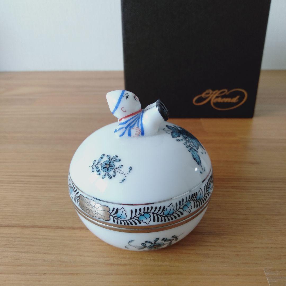 最終価格　ヘレンド　マンダリン　丸ボンボン　ボンボニエール　箱あり