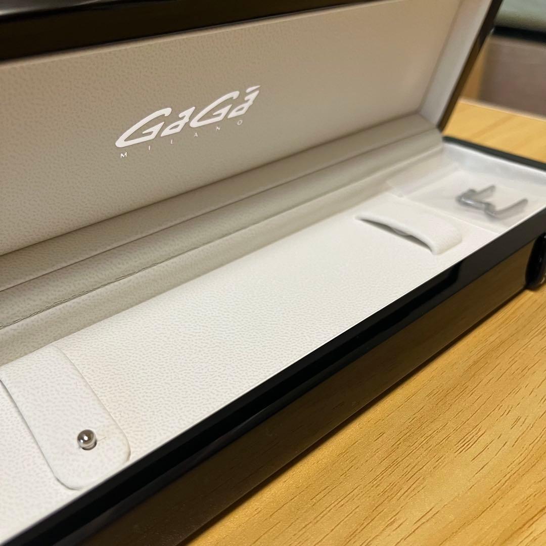 GaGa Milano アナログ時計 シルバー/ブルー