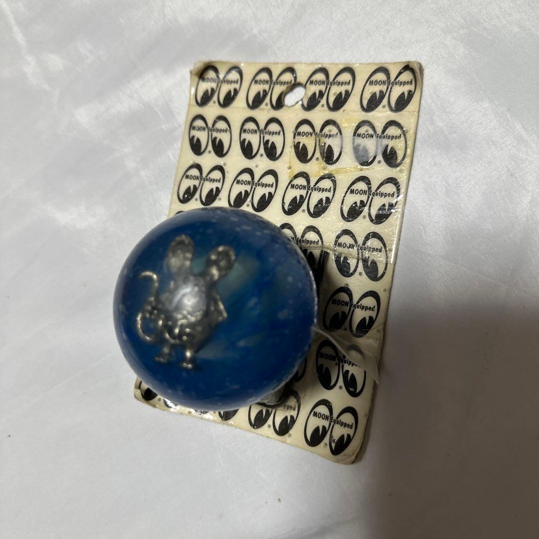 新品　ラットフィンク　シフトノブ　マーブルブルー　ムーンアイズ　ホットロード