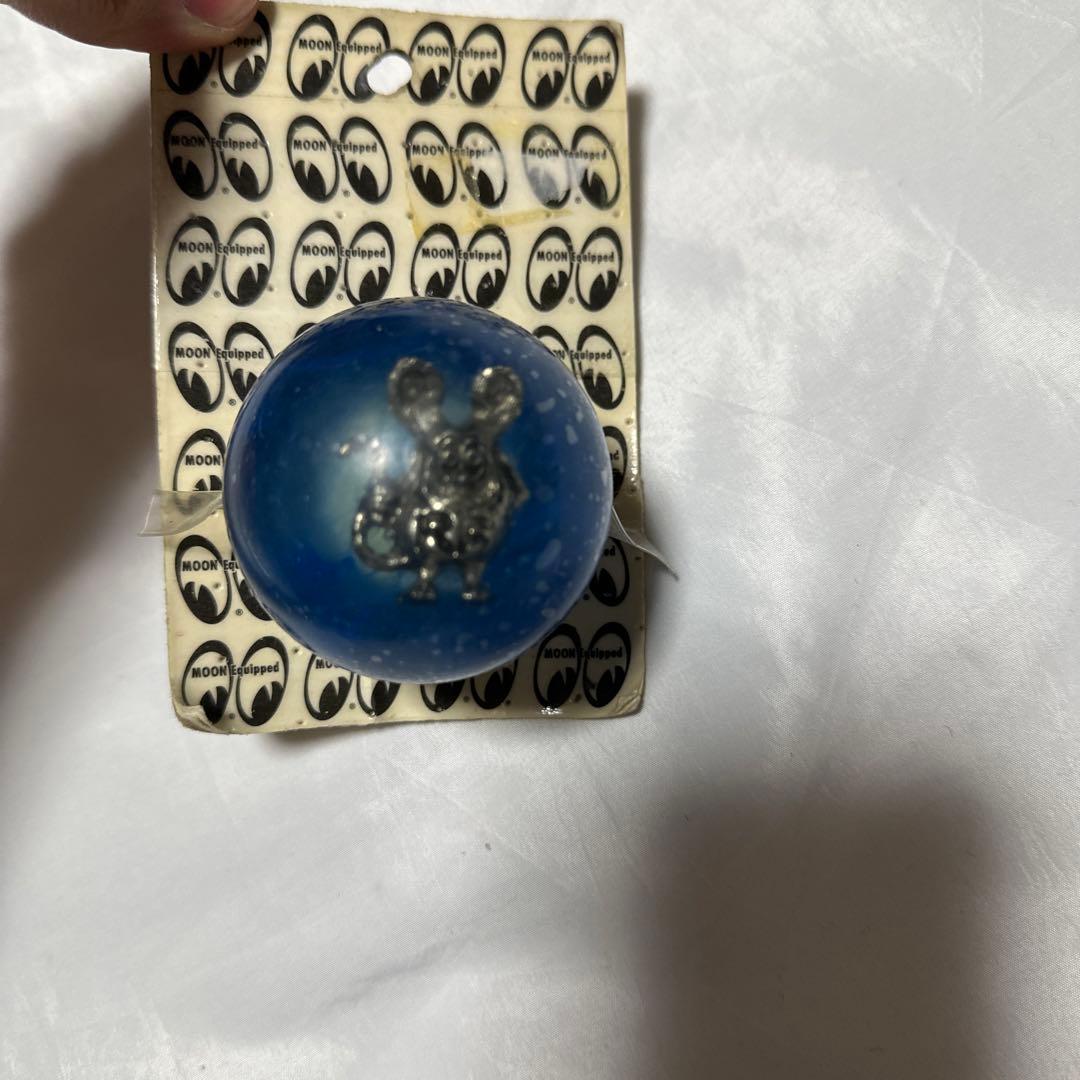 新品　ラットフィンク　シフトノブ　マーブルブルー　ムーンアイズ　ホットロード