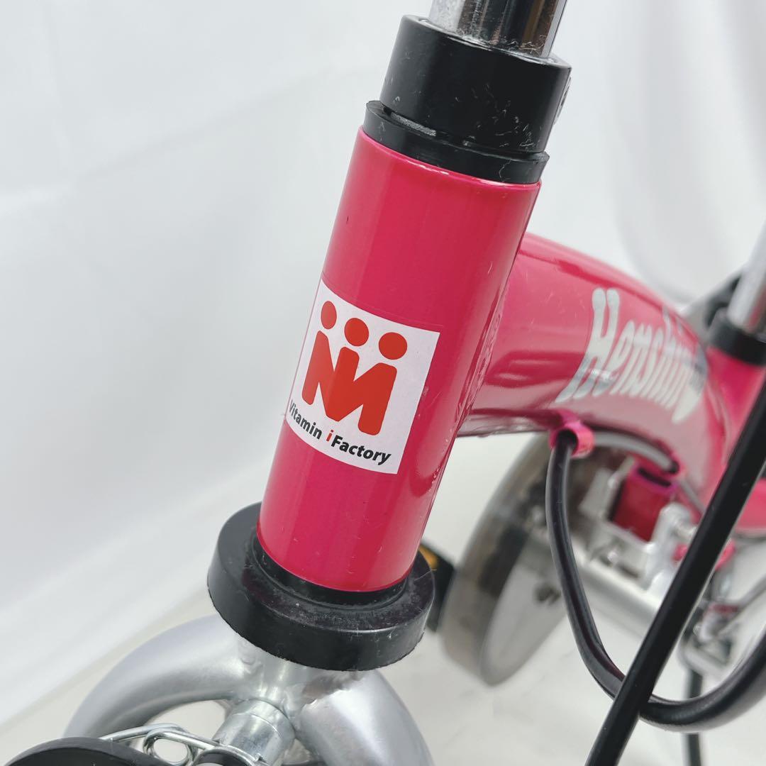 【美品】へんしんバイク2 12インチ ピンク スタンド付