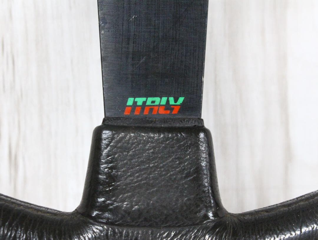 ▲希少 ヴィンテージ ステアリング レザー イタリア製