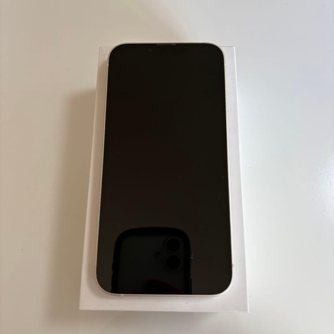【極美品】iPhone 14 本体 128GB ホワイト SIMフリー