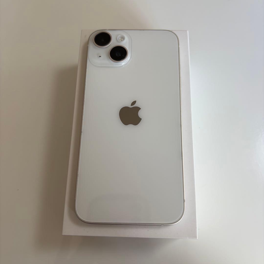 【極美品】iPhone 14 本体 128GB ホワイト SIMフリー