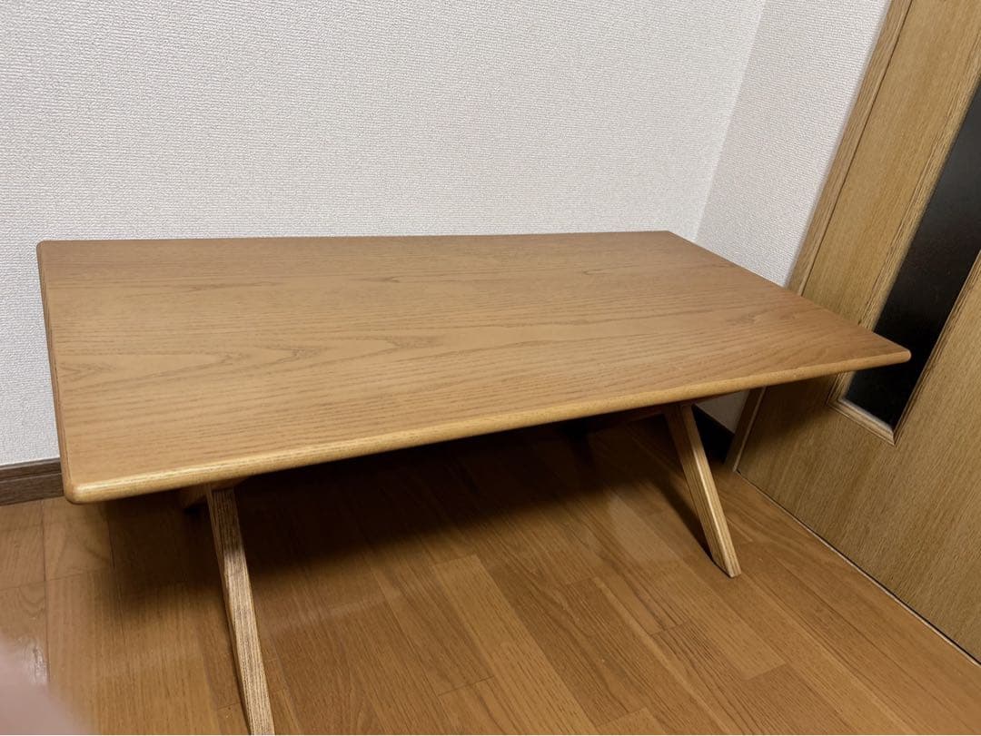 【たのメル便】unico ローテーブル リビングテーブル 説明書付き