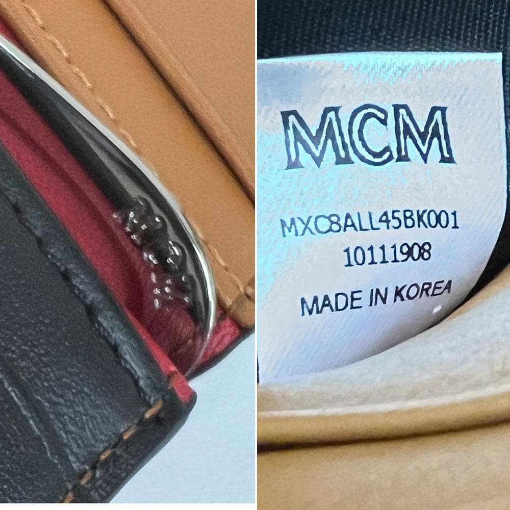 新品・未使用　MCM エムシーエム　二つ折り財布　カードケース　マネークリップ