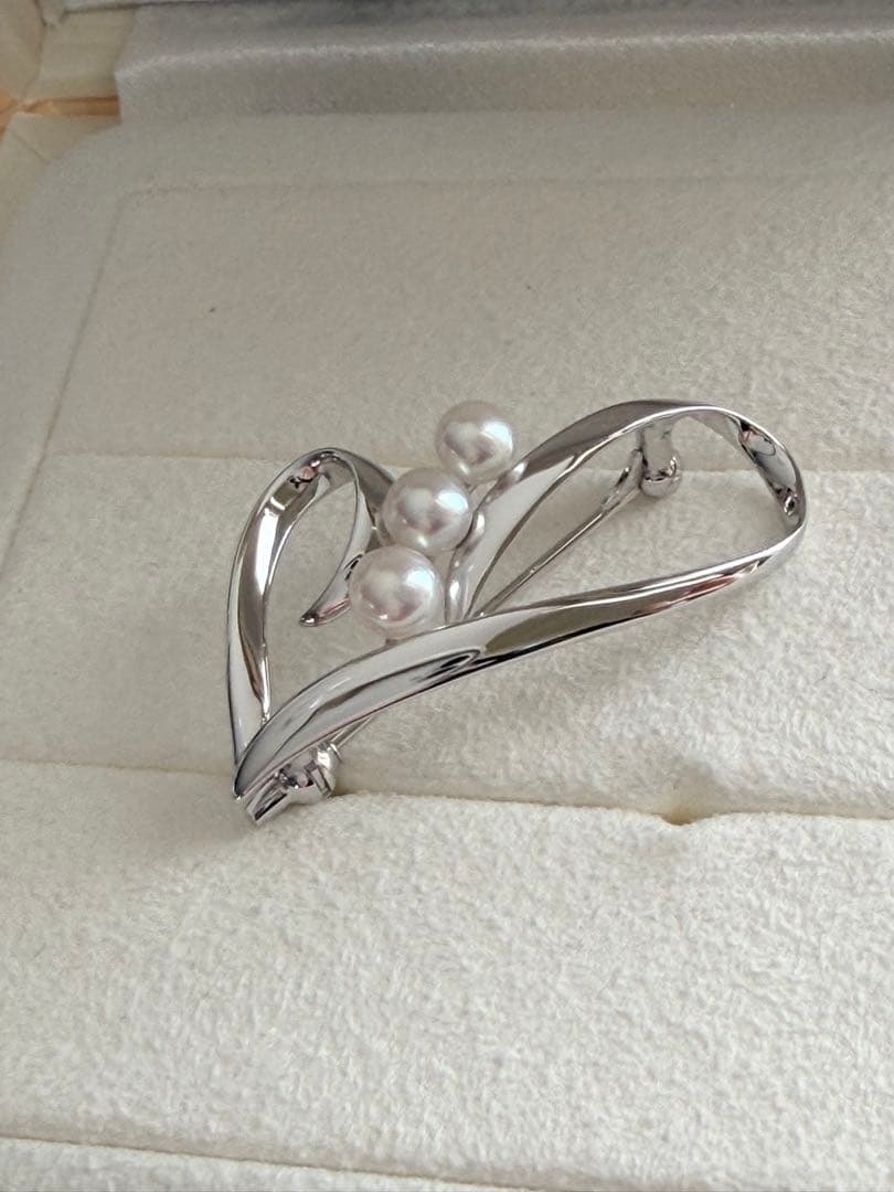 最終価格です❤️【未使用】ミキモトブローチ