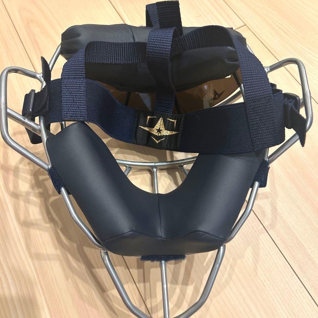 オールスター　硬式捕手用マスク：FM40ST　中空鋼　ネイビー