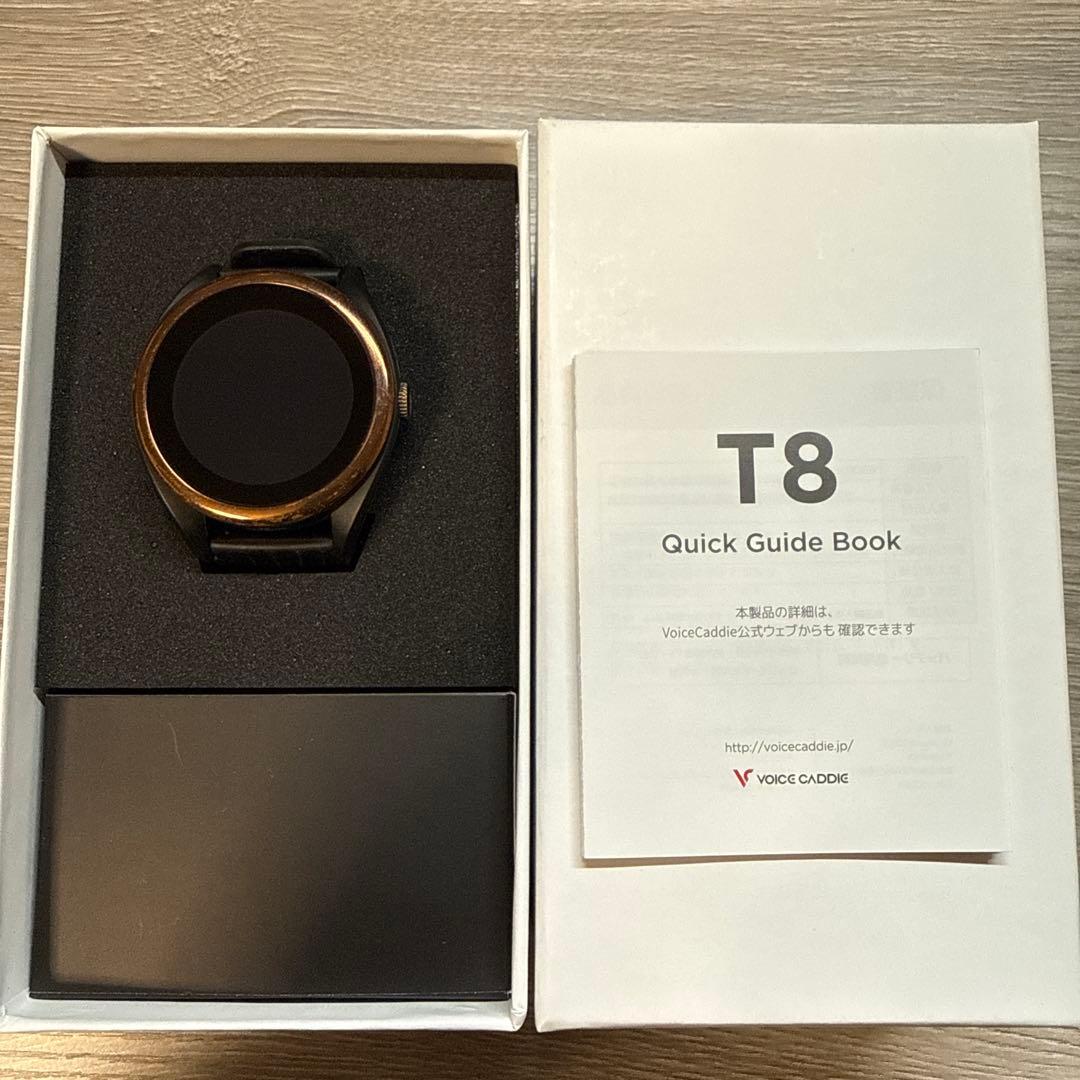 ボイスキャディ T8 VOICE CADDIE ブロンズ　希少モデル　ゴルフ時計