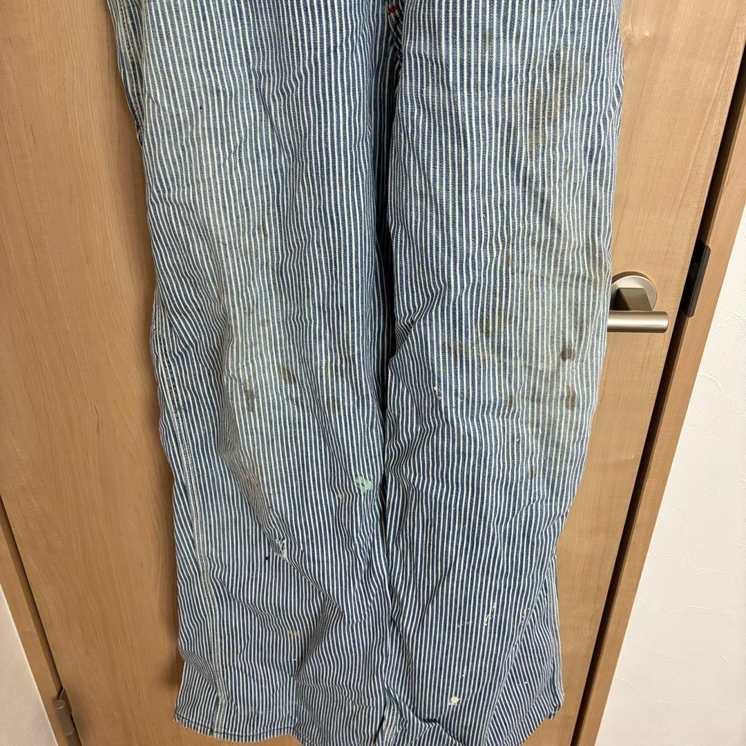 PIONEER デニムオーバーオール Vintage 50s ヒッコリーW38