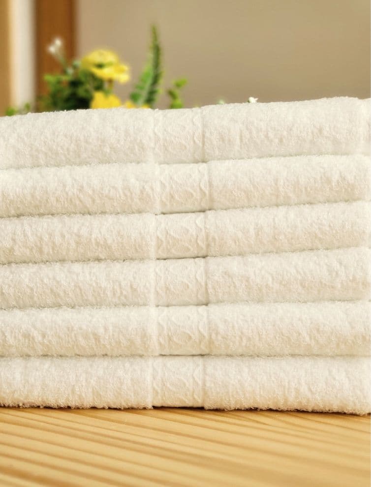 泉州タオル 高級綿糸ホワイトフェイスタオルセット20枚 タオル新品 まとめ売り