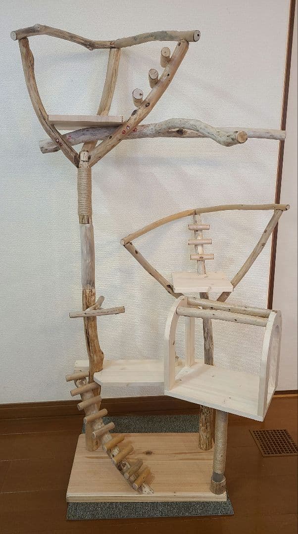 ② MEGオーダーバードアスレチック　流木　ハンドメイド