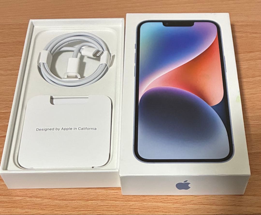 【バッテリ容量78%＆本体・箱・ケーブル有】iPhone 14 128GB