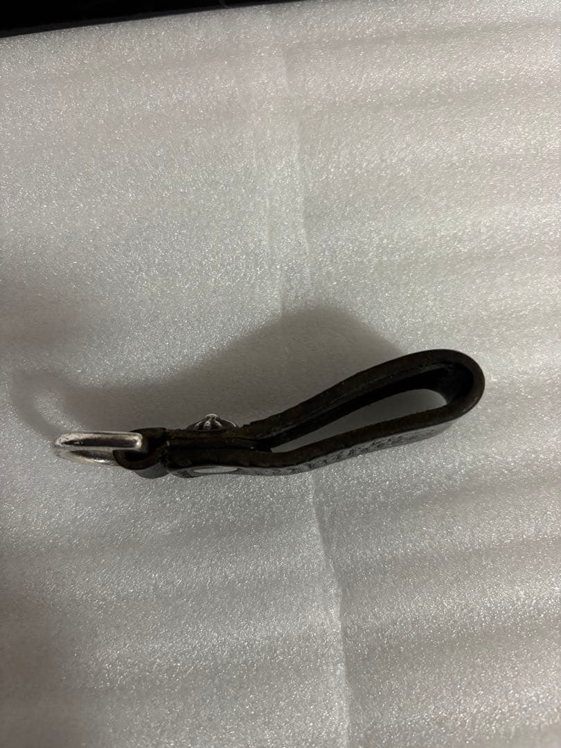 【国内正規品】クロムハーツベルトループ　レザー　ブラック