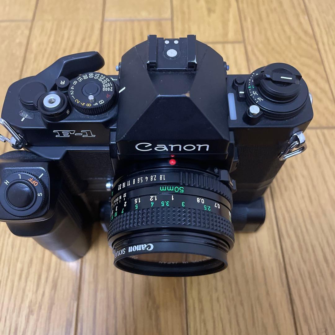 【動作OK】Canon new f-1 モータードライブ　カメラ