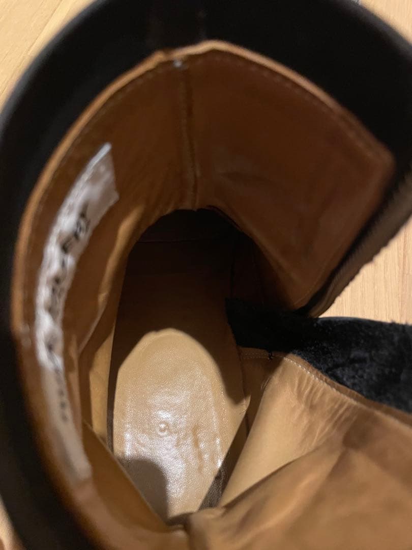 ルードギャラリー rudegallery ブラックレザー サイドZIPブーツ