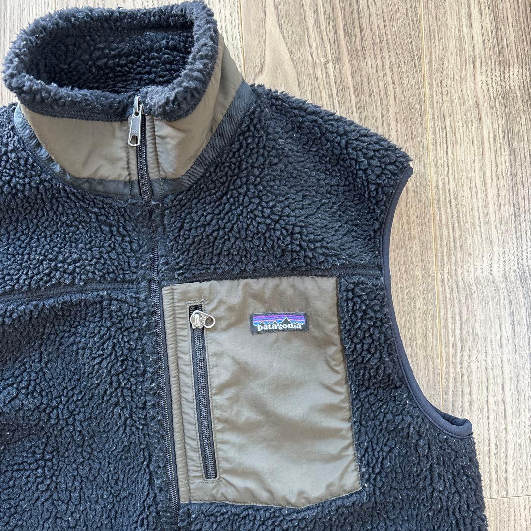 patagonia フリースベスト ブラック M