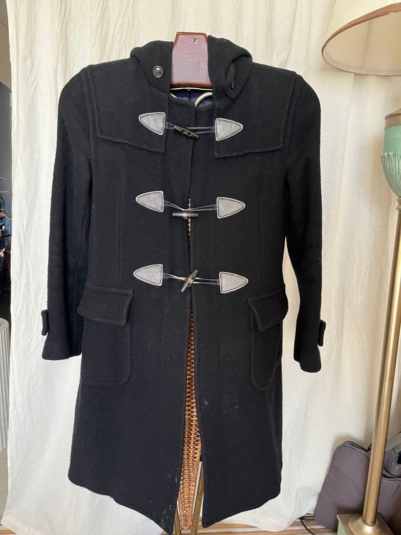 黒 ダッフルコート フード付き　コムデギャルソンarchive