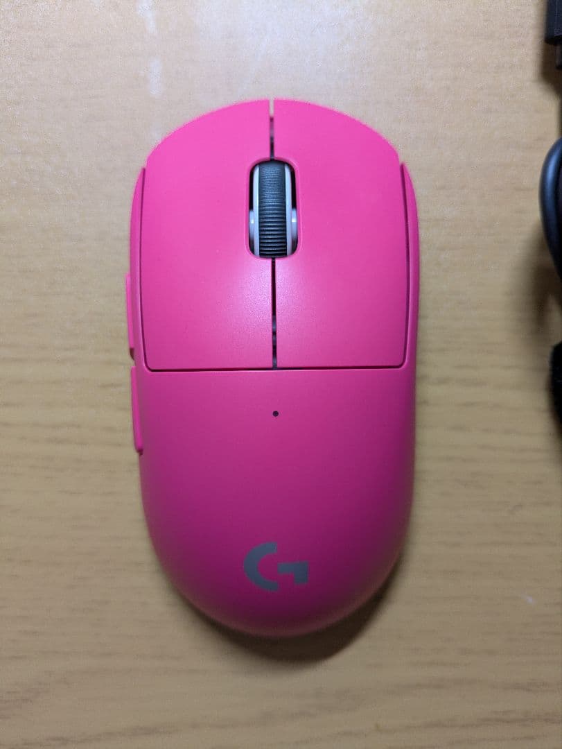 【美品】Logicool G PRO X SUPERLIGHT2c マゼンタ