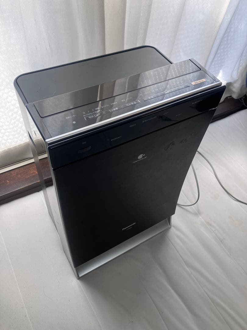 定価99,800円 パナソニック F-VXM90 加湿空気清浄機 木目 花粉症に