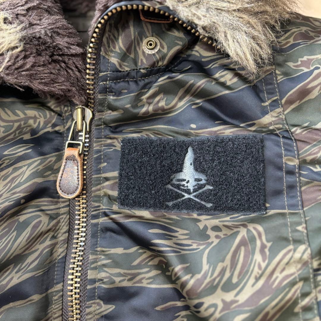 m*i様 ヒステリックグラマー N-3B カモフラ 迷彩柄 プリマロフト 中綿