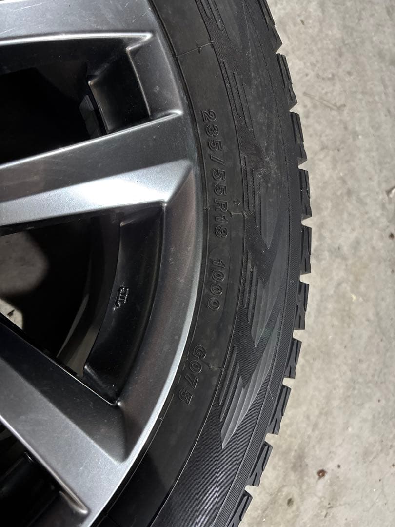 レクサスNX 純正235/55R18タイヤ・ホイールセット、空気圧センサー付き