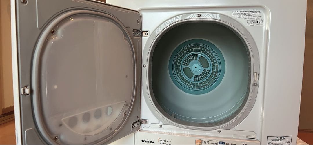 東芝 TOSHIBA ED-60C(W) 電気式衣類乾燥機 08年製　説明書付