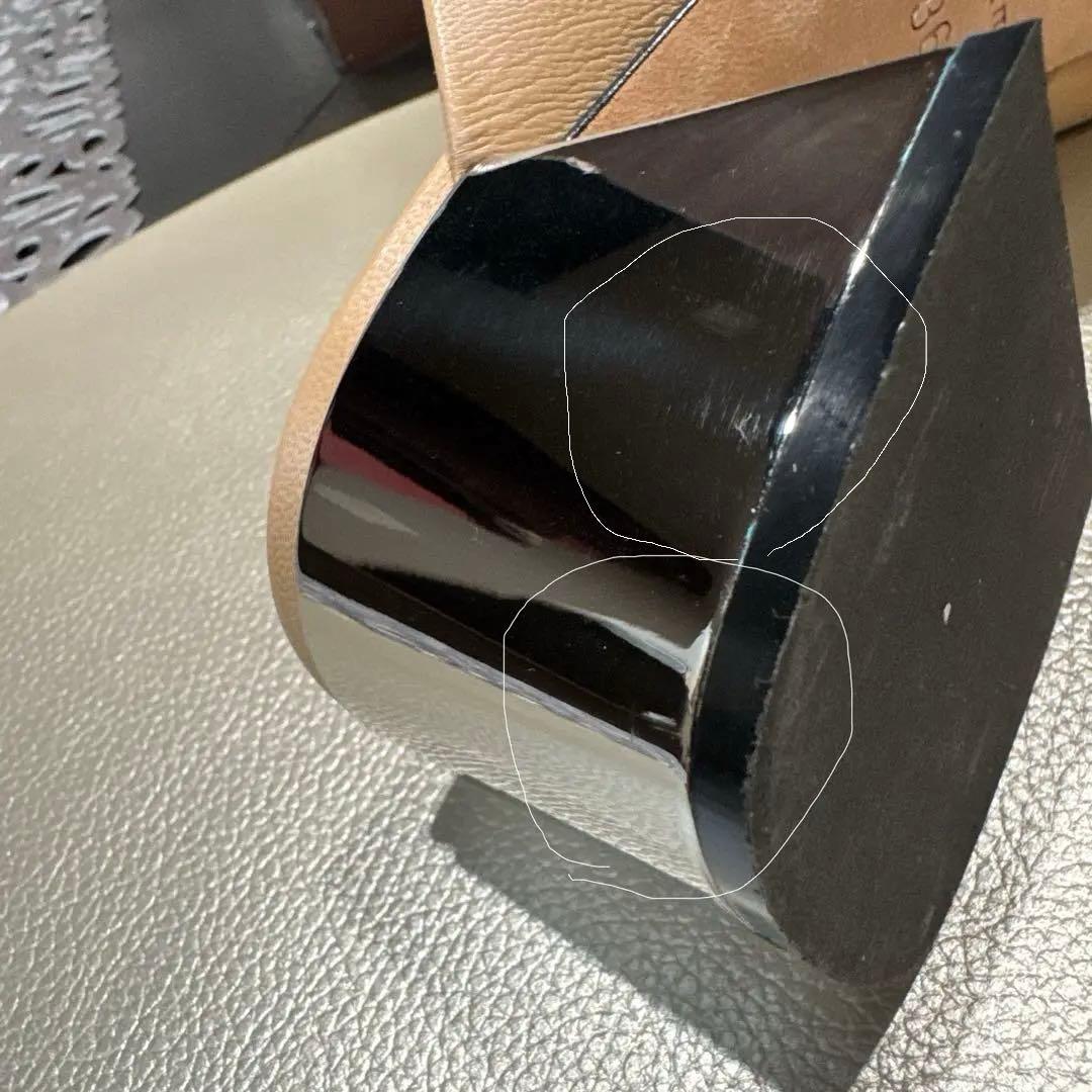 sergio rossi ベージュ クロスストラップ ミュール