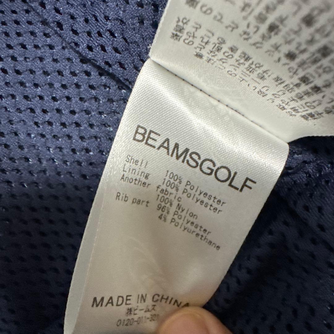 ビームスゴルフ　ボアフリースブルゾン　Ｌサイズ　ネイビー