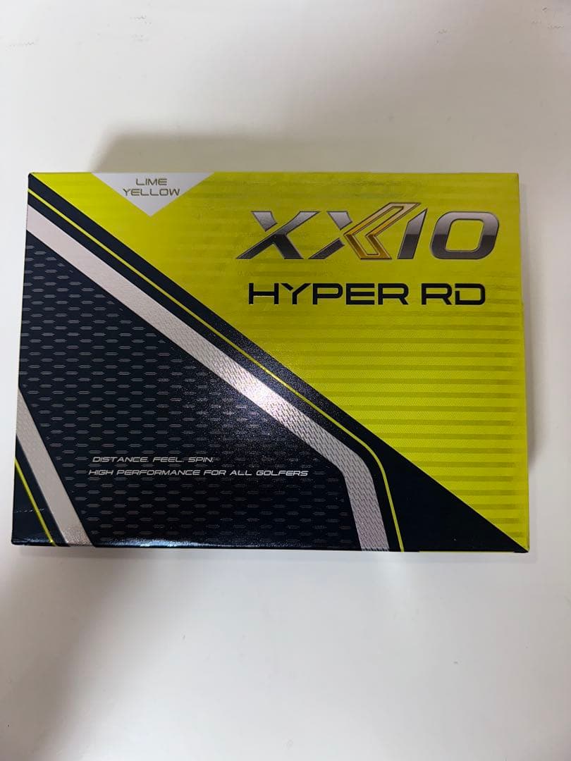 勝又イチロー様用 XXIO HYPER RD ボール ライムイエロー4ダース