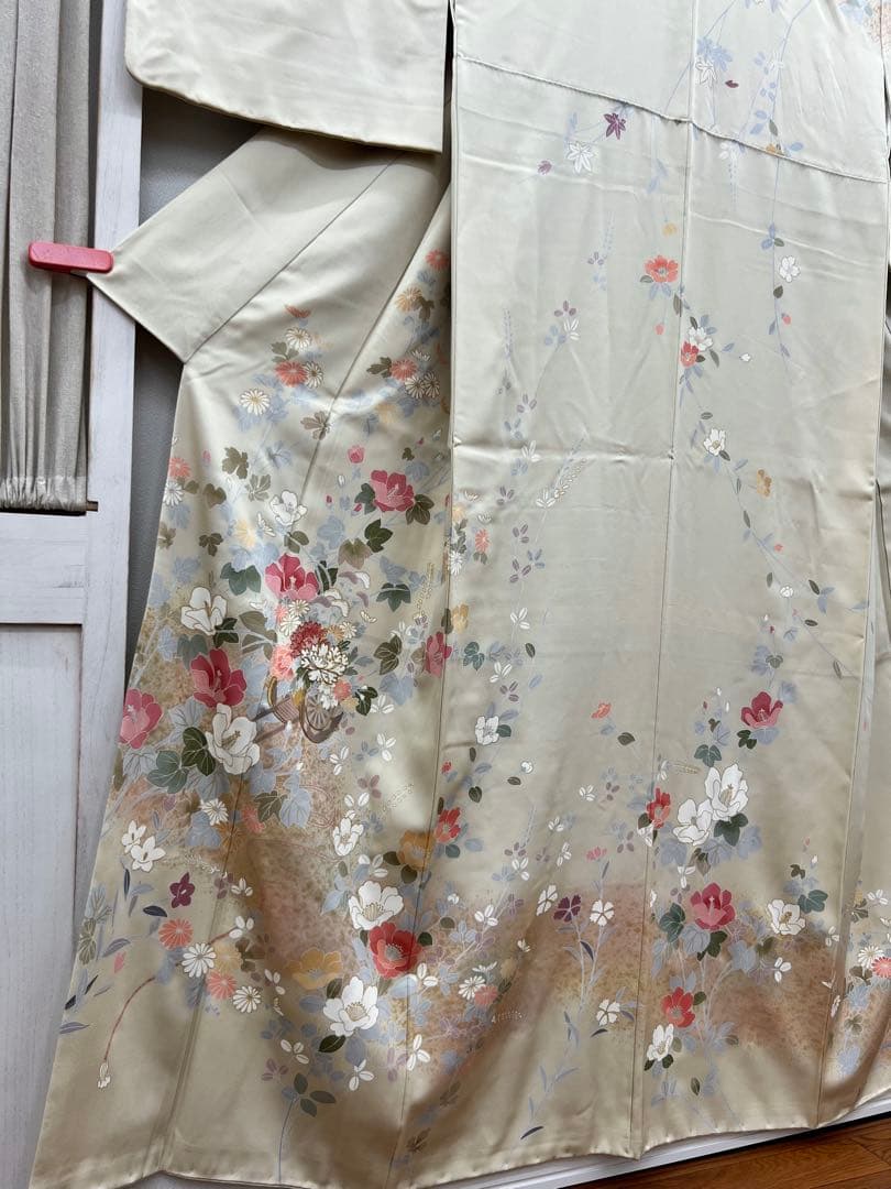 橘吉也様　　　　　　　　　正絹　訪問着・共誂の長襦袢2点セット　訪問着セット