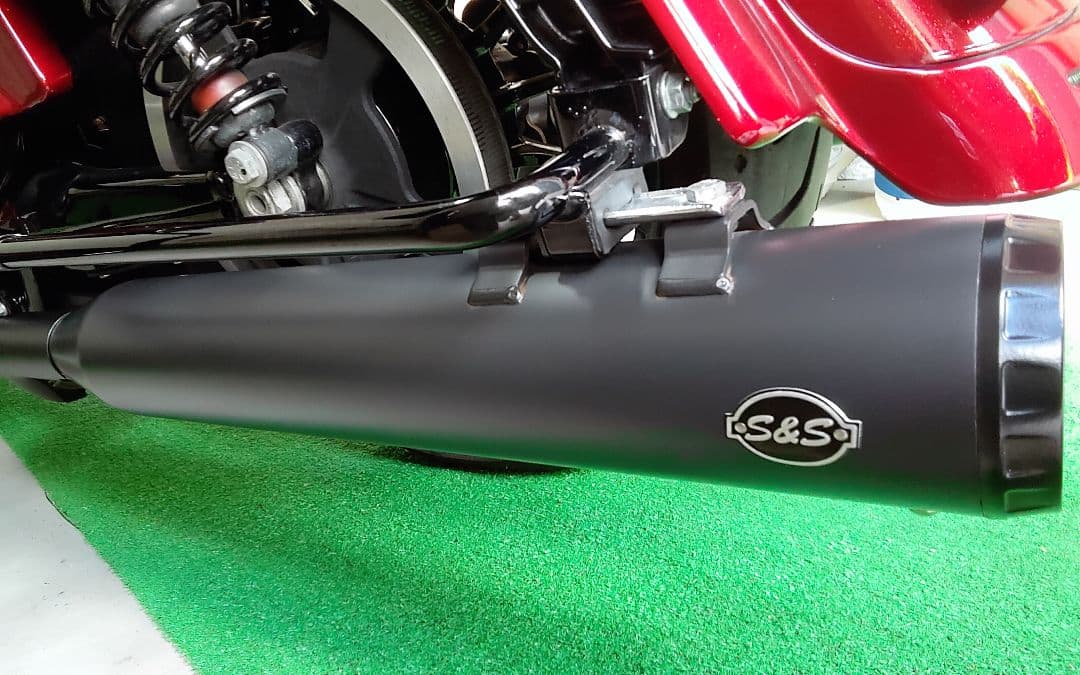 Harley-Davidson【ツーリング】S&Sスリップオンマフラー　美品!