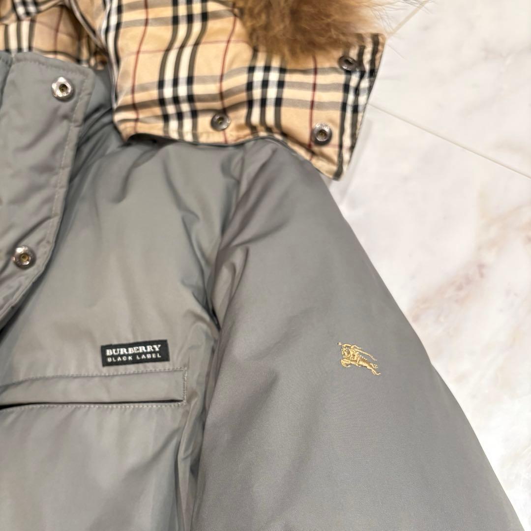 海人⭐︎島人 BURBERRY BLACK LABEL バーバリー中綿コート