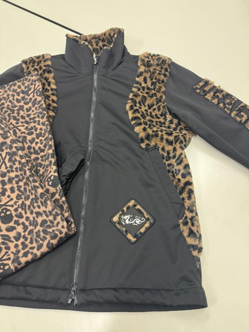 値下げ　ダンスウィズドラゴン　ヒョウ柄ジャケットとパンツセット　3