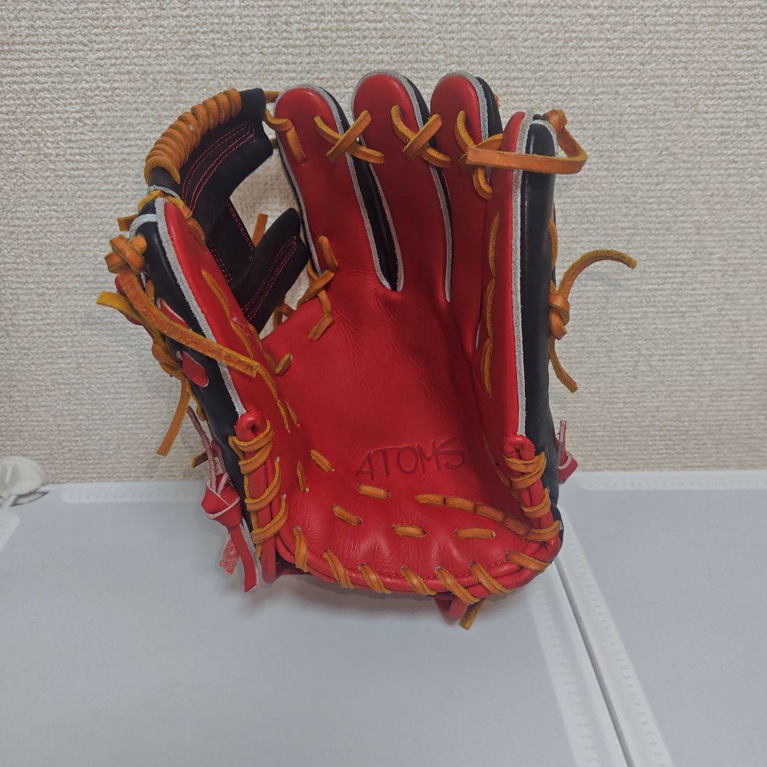 アトムズ 軟式 内野手用 グローブ 野球 限定品 袋付き