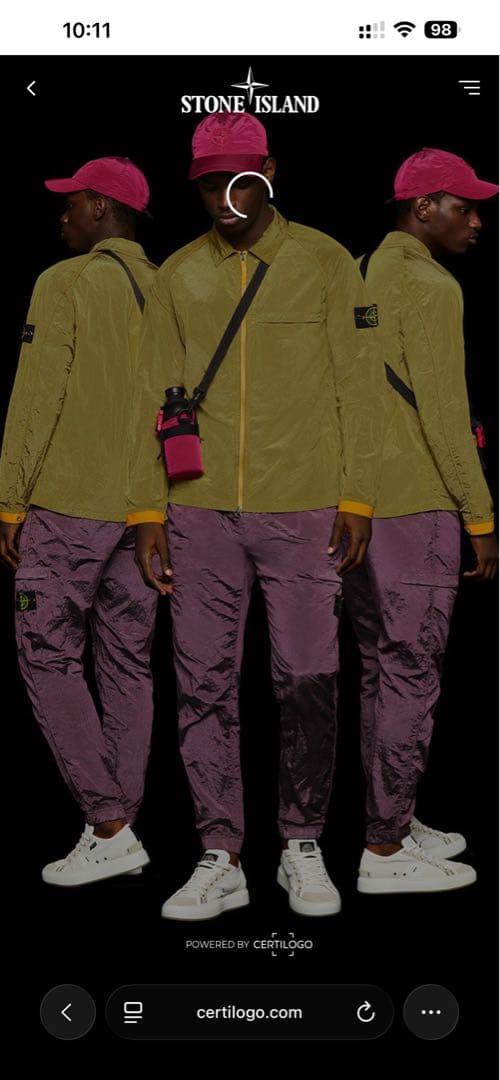 STONE  クルーネック スウェット 黒 Lサイズ