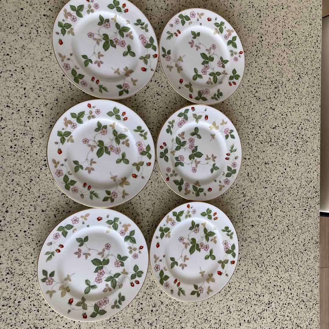 ウェッジウッドケーキ皿18㎝６枚セット