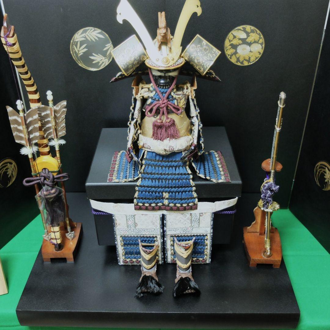 上原鎧袖 作　五月人形装飾一式