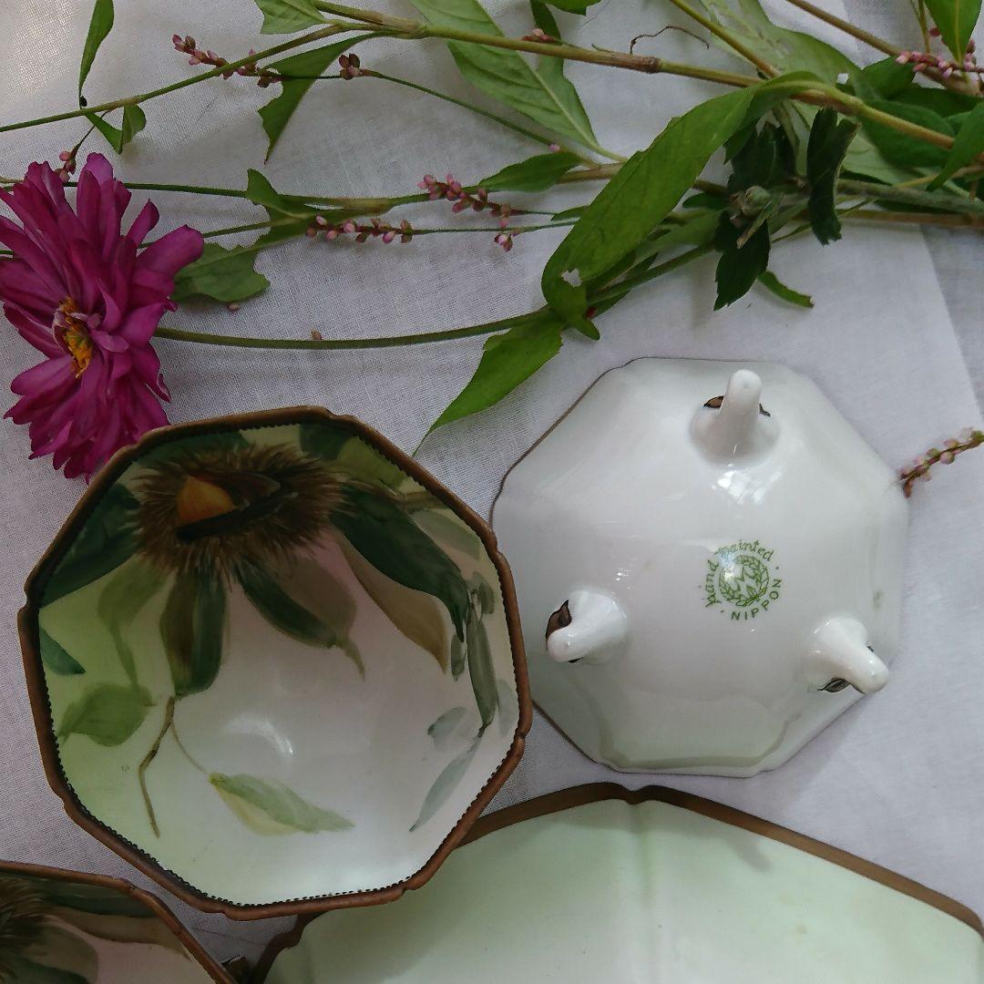 オールドノリタケのナッツボール・セット