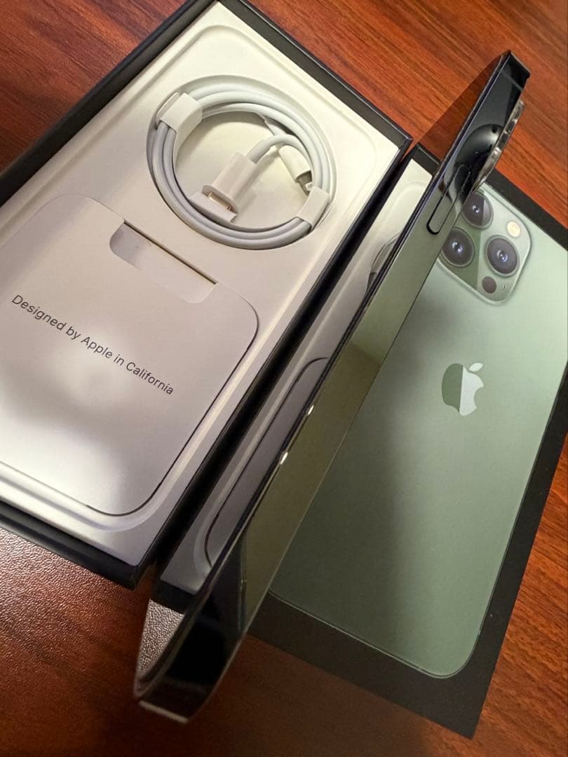 【美品】iPhone13 Pro 128GB アルパイングリーン SIMフリー