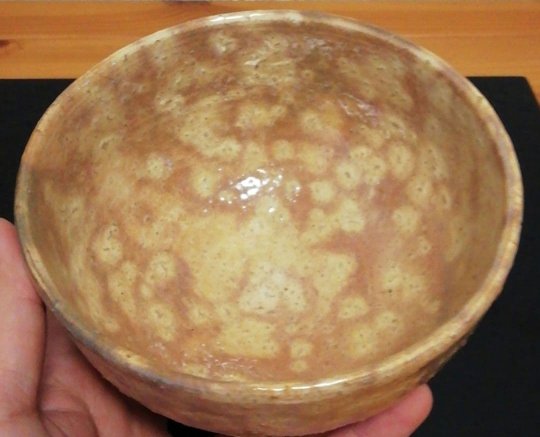 坂倉正治作　萩焼　茶碗　共箱　仕服付　茶道具