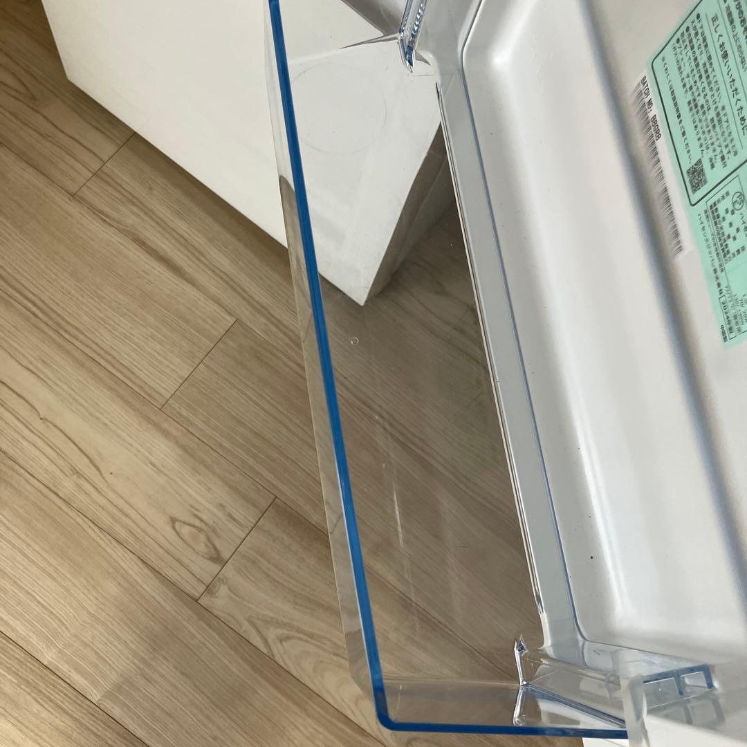 【美品】冷蔵庫 ガラスホワイトHR-G13C-W 135L 2ドア 右開きタイプ