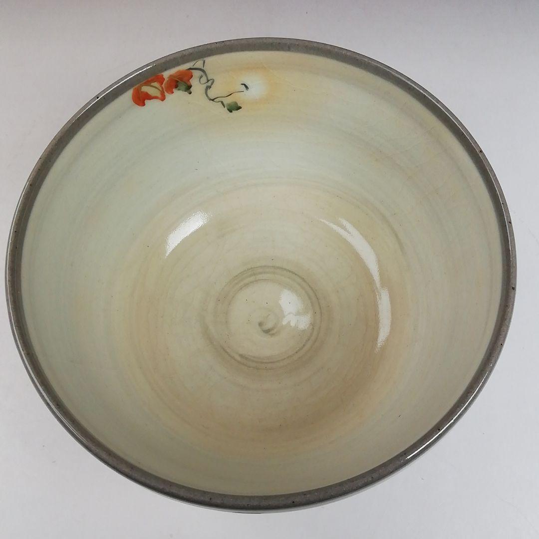 Ｗ１７１　茶碗　『色絵　蔦』『勝龍寺窯　乾伸行』　共箱　抹茶碗　茶道具