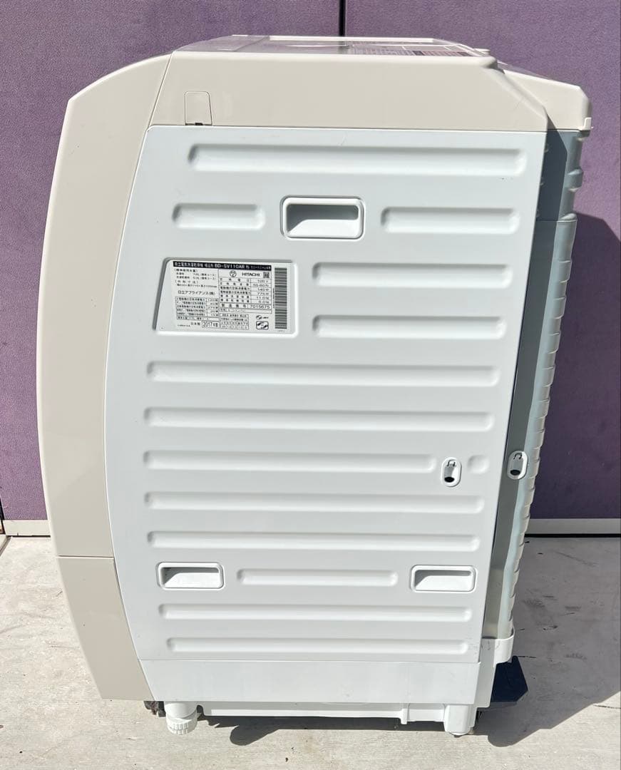 日立電気洗濯乾燥機 組込形 BD-SV110AR 2017年