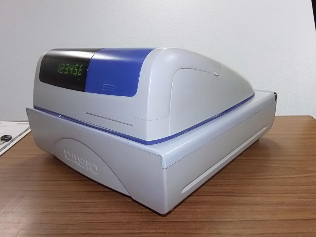 青1226簡単レジ58㍉感熱紙　ガチャレジ　カシオTE-M80レジスター4部門