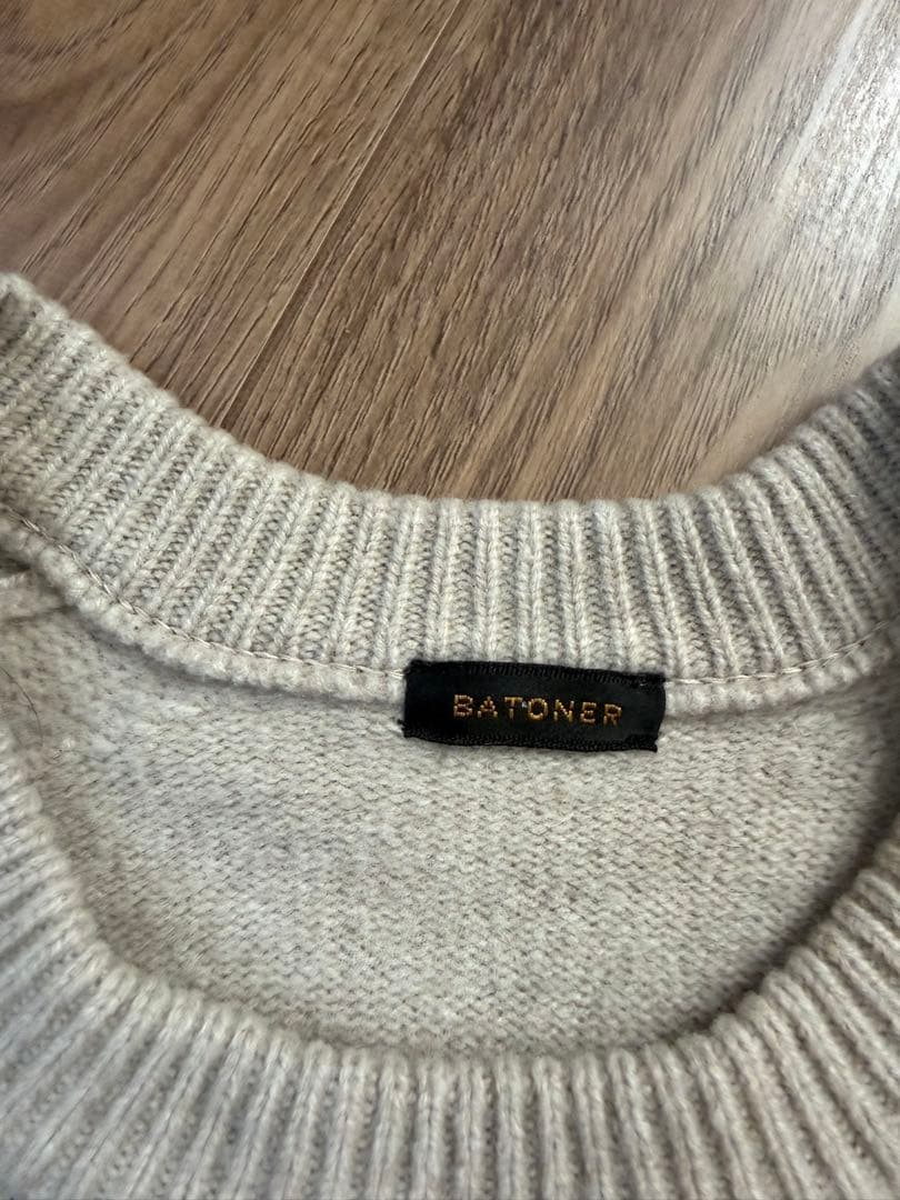 LECHOPPE別注 BATONER SADDLE SHOULDER KNIT