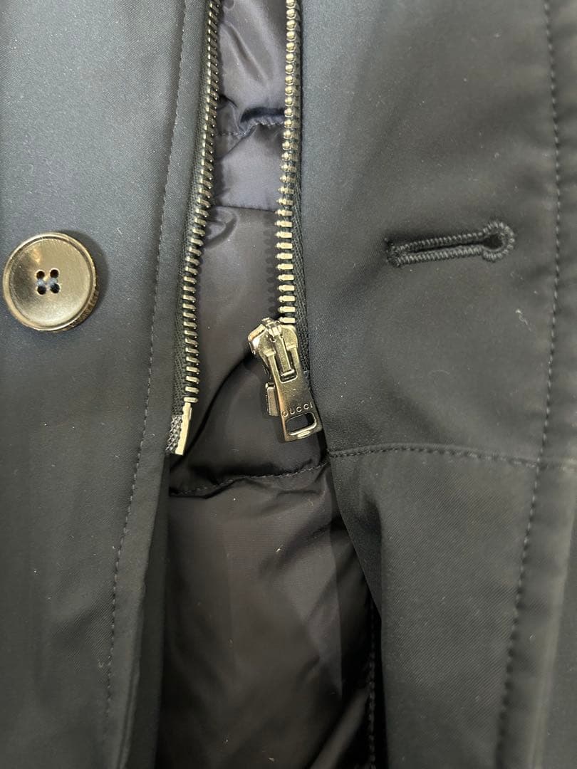 し*G様 GUCCI グッチ　ダウンコート　スタンドカラー　襟付き　3ポケット