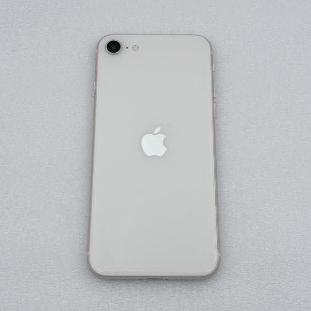 【美品】Apple iPhone SE 3 ホワイト 本体 64GB
